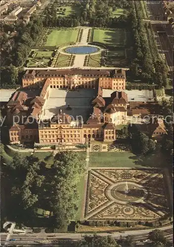 Ludwigsburg Residenzschloss Barockgarten Fliegeraufnahme Kat. Ludwigsburg