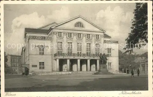 Weimar Thueringen Nationaltheater  Kat. Weimar