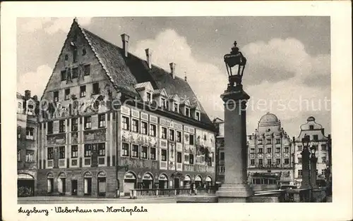 Augsburg Weberhaus Moritzplatz Kat. Augsburg