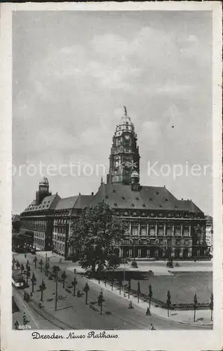 Dresden Neues Rathaus  Kat. Dresden Elbe