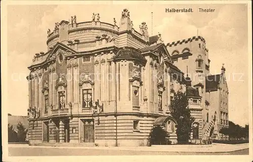 Halberstadt Theater  Kat. Halberstadt