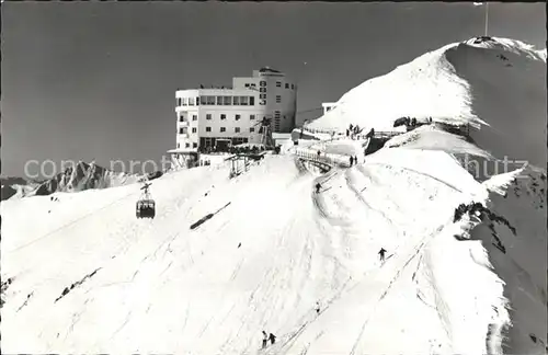 Davos GR Berghotel Jakobshorn Luftseilbahn  Kat. Davos