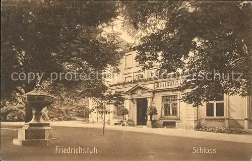 Friedrichsruh Aumuehle Schloss  Kat. Aumuehle