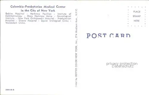 New York City Columbia-Presbyterian Medical Center / New York /
