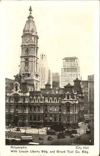 Philadelphia Pennsylvania City Hall  Kat. Philadelphia