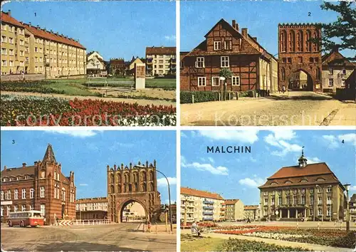 Malchin Demmin Karl-Dressel-Strasse Steintor Rathaus  / Malchin /Demmin LKR