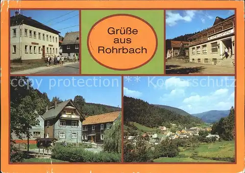 Rohrbach Rudolstadt Rat der Gemeinde Gaststaette  Kat. Rohrbach Rudolstadt