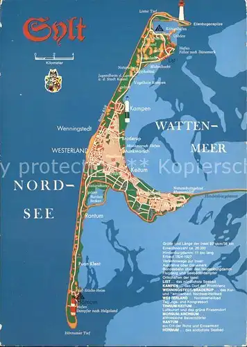 Sylt Kampen Wenningstedt Westerland Kat. Sylt Ost