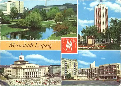 Leipzig Schwanenteich Interhotel Opernhaus  Kat. Leipzig