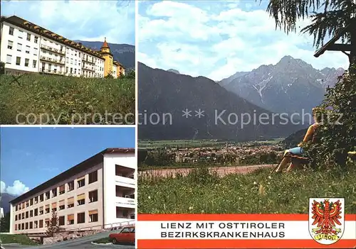 Lienz Tirol Bezirkskrankenhaus  Kat. Lienz