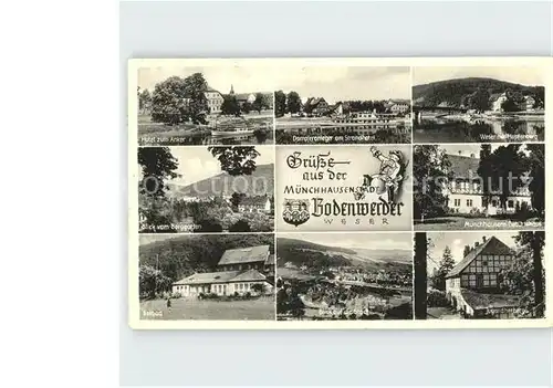 Bodenwerder Hotel zum Anker Muenchhausens Geburtshaus Kat. Bodenwerder