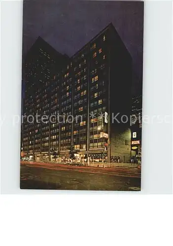 New York City Ramada Inn Hotel bei Nacht / New York /