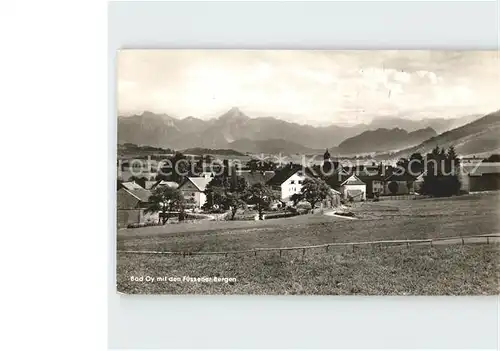 Bad Oy mit Fuessener Berge Kat. Oy Mittelberg