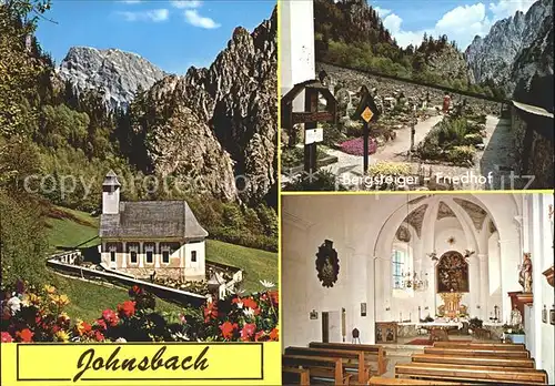 Johnsbach Steiermark Roemisch  katholisches Pfarramt Bergsteiger  Friedhof Kat. Johnsbach