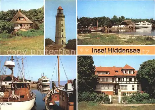 Insel Hiddensee Kloster Fischerhaus Leuchtturm Kat. Insel Hiddensee