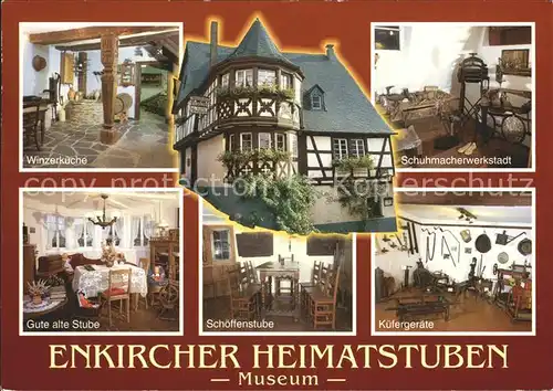 Ehrenkirchen Heimatstuben Kuefergeraete Schoeffenstube Schuhmacherwerkstatt Kat. Ehrenkirchen