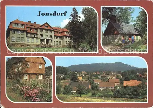 Jonsdorf Kurheim Olga Koerner Alte Bergschmiede Umbebindehaus Kat. Kurort Jonsdorf