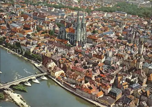 Regensburg Fliegeraufnahme Kat. Regensburg