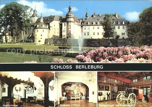 Berleburg Bad Schloss Berleburg Jagtzimmer Reiswagen  Kat. Bad Berleburg