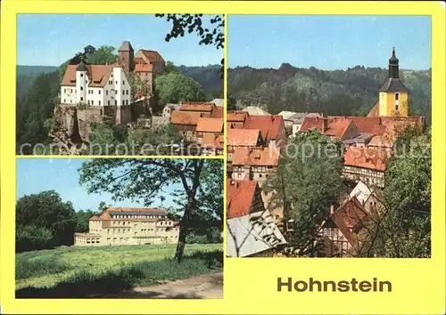 Hohnstein Saechsische Schweiz Burg FDGB  Erholungsheim Hermann Duncker Kat. Hohnstein