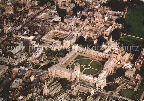 Oxford Oxfordshire Christ Church Fliegeraufnahme Kat. Oxford