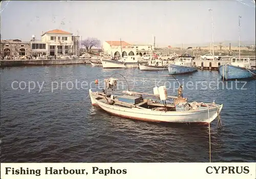 Paphos Fischerei Hafen Kat. Paphos Cyprus