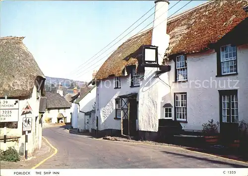 Porlock District The Ship Inn Kat. West Somerset