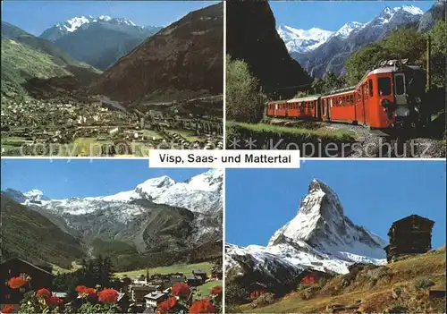 Visp Saas  und Mattertal Bahn Kat. Visp