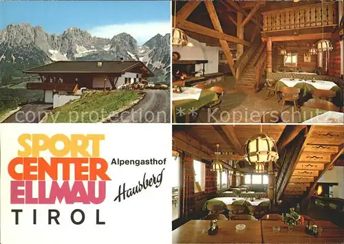 Ellmau Tirol Alpengasthof Hausberg Kat. Ellmau