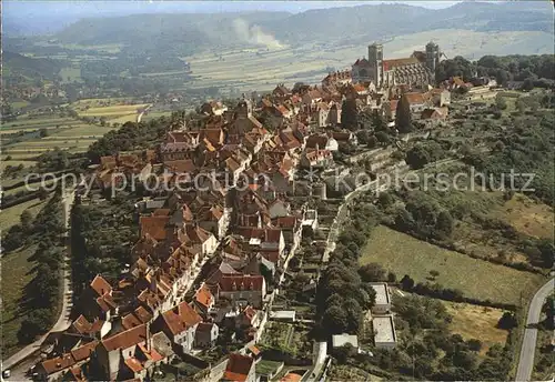 Vezelay Fliegeraufnahme Kat. Vezelay