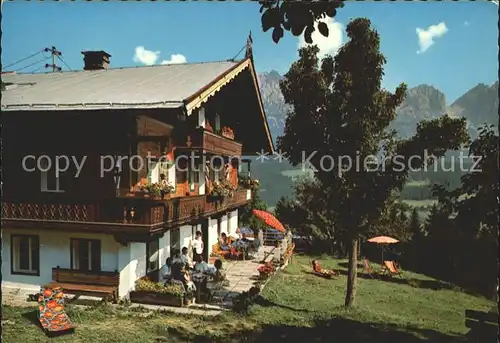 Ellmau Tirol Jausenstation Naschberghof Kat. Ellmau