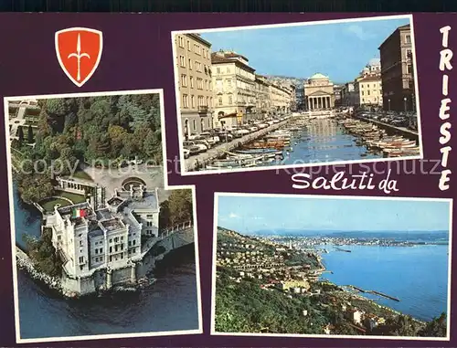 Trieste Hafen Burg Kat. Trieste