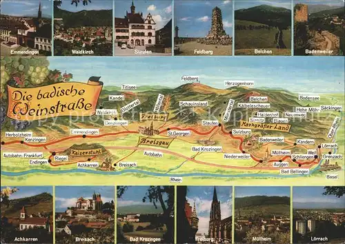 Bad Krozingen Badische Weinstrasse Loeoerach Muelheim Kat. Bad Krozingen