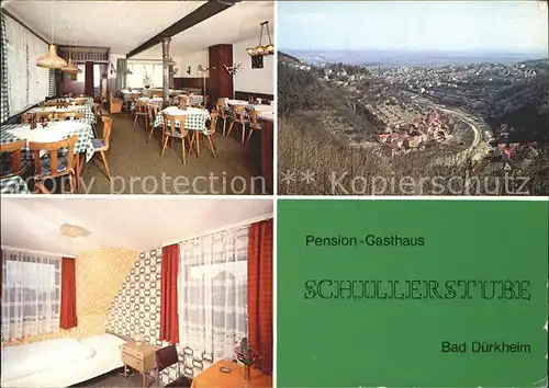 Bad Duerkheim Pension Gasthaus Schillerstube Kat. Bad Duerkheim