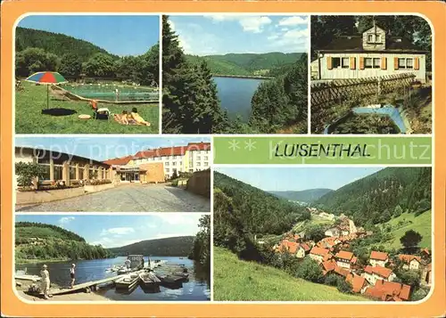 Luisenthal Waldgaststaette Scherershuette FDGB  Erholungsheim Adolf Deter Kat. Luisenthal Thueringen