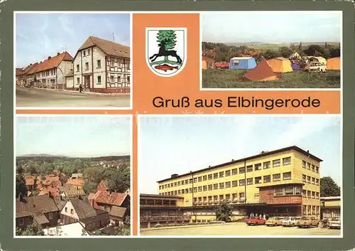 Elbingerode Harz Rathaus Zeltplatz Diakonissenmutterhaus Neuvandsburg Kat. Elbingerode Harz