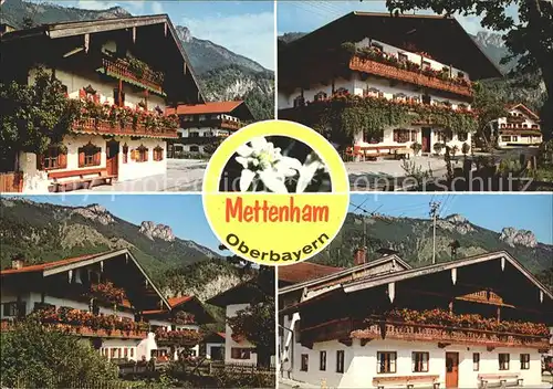 Mettenham Gasthaus Kat. Schleching
