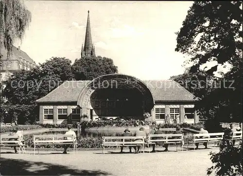 Bad Nauheim Trinkkuranlagen Musikpavillon Kat. Bad Nauheim