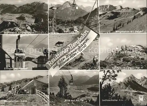 Reutte Tirol Zugspitze Bergstation Gaicht Lechaschauer  Kat. Reutte