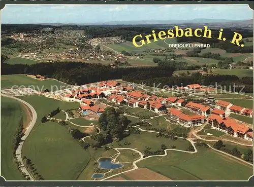 Griesbach Rottal Kurgebiet Fliegeraufnahme Kat. Bad Griesbach i.Rottal