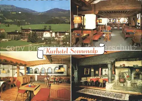 Sonthofen Oberallgaeu Kurhotel Sonnenalp  Kat. Sonthofen