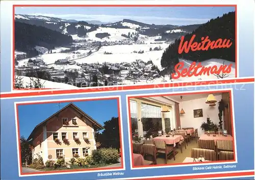 Seltmanns Braeustueble Weitnau Baeckerei Kat. Weitnau