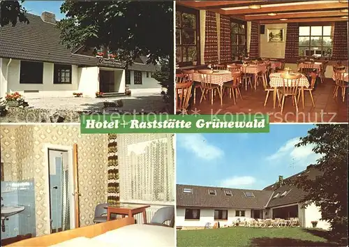 Bergen Celle Hotel Raststaette Gruenewald Kat. Bergen