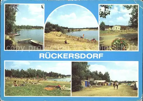 Rueckersdorf Doberlug Kirchhain Campingplatz  Kat. Rueckersdorf Doberlug Kirchhain