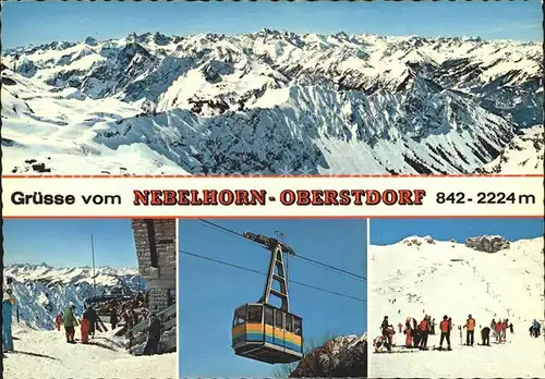 Oberstdorf Nebelhornbahn Ski  Kat. Oberstdorf