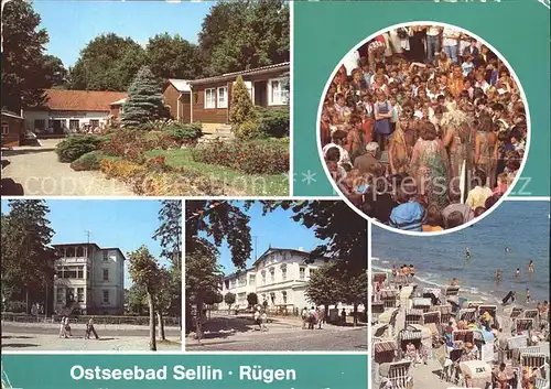 Sellin Ruegen Neptunfest Strand FDGB Erholungsheim  Kat. Sellin Ostseebad