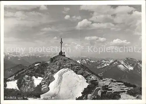 Rottach Egern Wallberggipfel Kreuz Kat. Rottach Egern