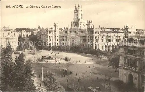 Madrid Spain La Cibeles y Casa de Correos Kat. Madrid