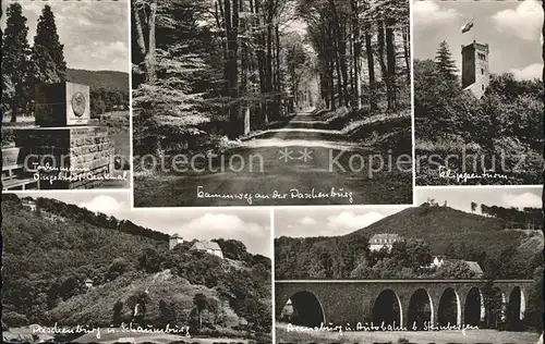 Rinteln Wesergebirge Todenmann Dingelstedt Denkmal Kammweg Paschenburg Schaumburg Klippenturm Autobahnbruecke Kat. Rinteln