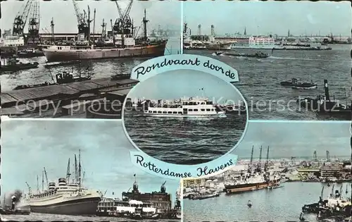 Rotterdam Rondvaart door de Havens Hafen Schiffe Kat. Rotterdam